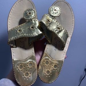 Jack Rodgers Gold sandals